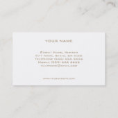 Grunge Personal Trainer Business Card (Back)