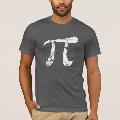 Grunge Pi Symbol T_Shirt