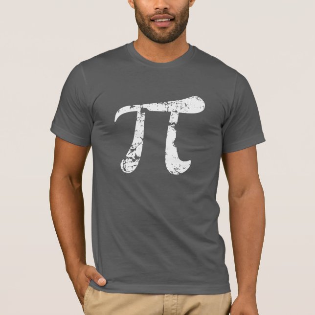 Grunge Pi Symbol T-Shirt (Front)
