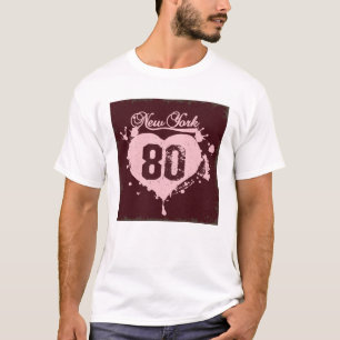 Grunge Pink Heart New York Tee