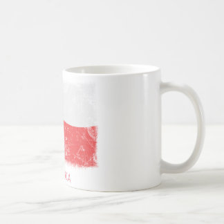 Grunge Poland Flag Coffee Mug