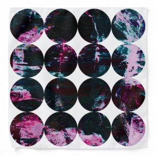 Grunge polka dots. bandana