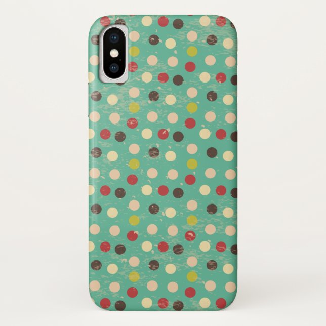 Grunge Polka Dots Pattern Case-Mate iPhone Case (Back)