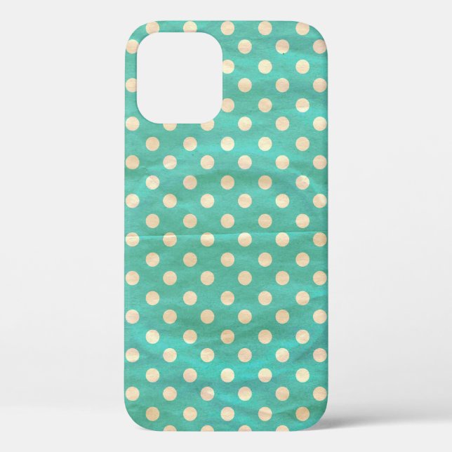 Grunge polka dots seamless pattern Case-Mate iPhone case (Back)
