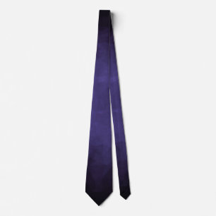 Grunge Polygon Background - Indigo Neck Tie