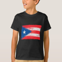 Grunge Puerto Rican flag T-Shirt
