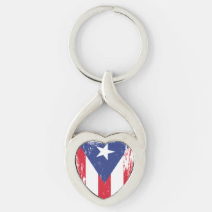 Puerto Rican Flag Keychains No Minimum Quantity Zazzle