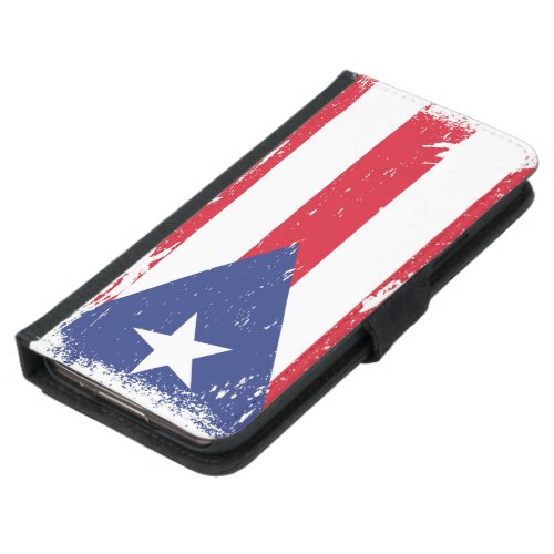 Grunge Puerto Rico Flag Wallet Phone Case For Samsung Galaxy S5