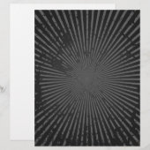 Grunge Radial Pattern: Custom Template (Front/Back)
