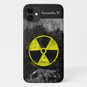 Grunge Radioactive Symbol iPhone 11 Case