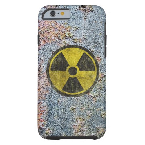 Grunge Radioactive Symbol Tough iPhone 6 Case