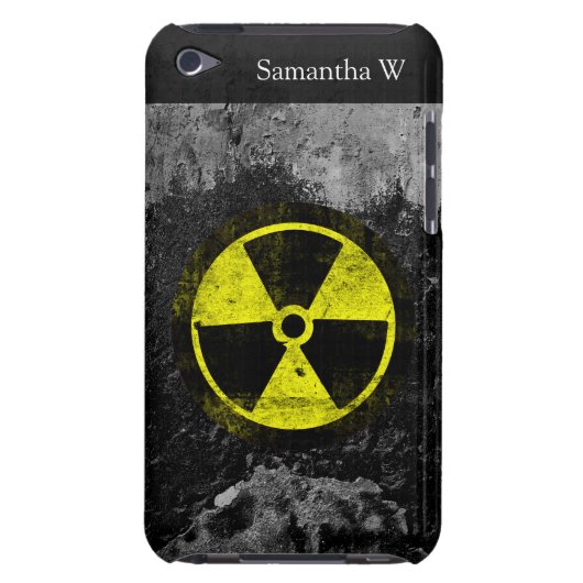 Grunge Radioactive Symbol Case-Mate iPod Touch Case (Back)