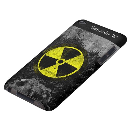 Grunge Radioactive Symbol Case-Mate iPod Touch Case (Bottom)