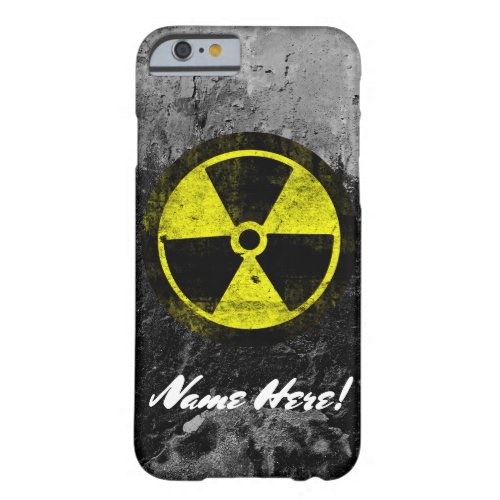 Grunge Radioactive Symbol Cool Vintage Mens Guys Barely There iPhone 6 Case