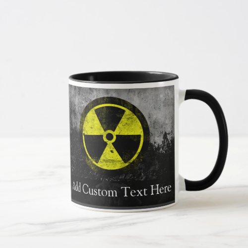Grunge Radioactive Symbol Mug