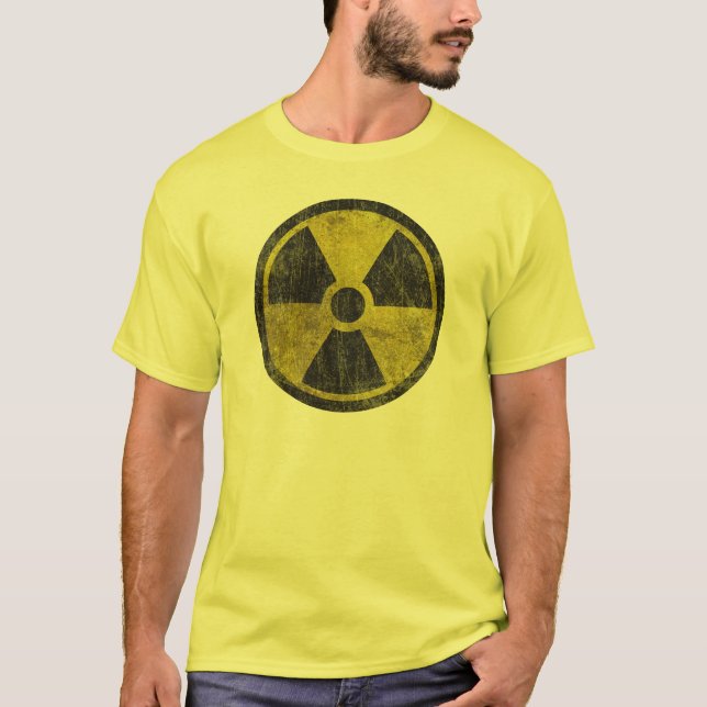 Grunge Radioactive Symbol T-Shirt (Front)