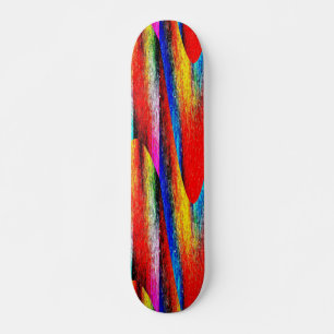 Grunge Rainbow Skateboard