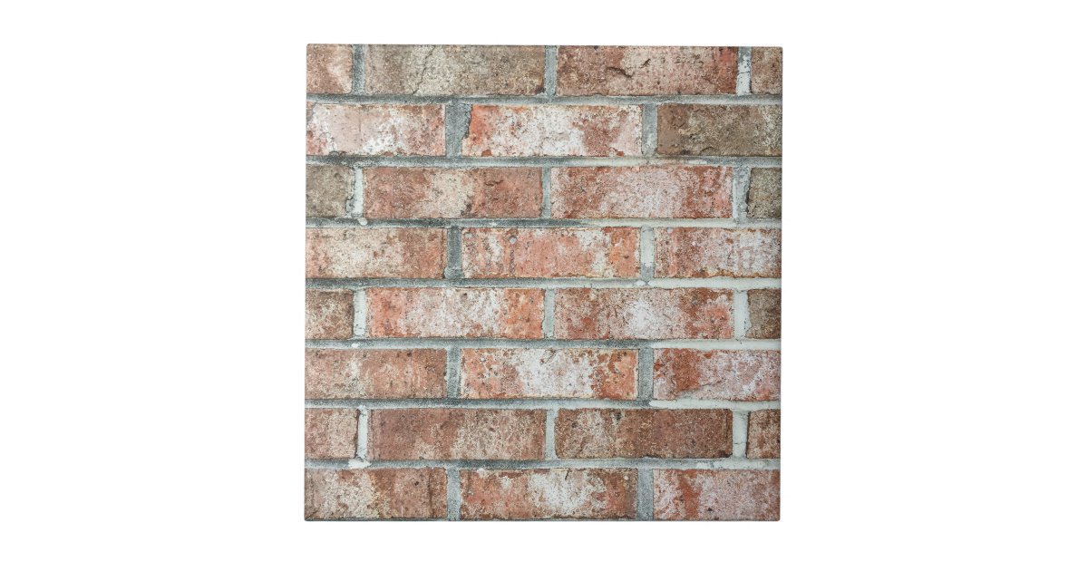 Grunge Red Brick Wall Brown Bricks Background Tan Ceramic ...