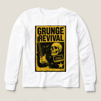 Grunge Revival Vintage Rock Poster Hoodie Tri-Blend Shirts