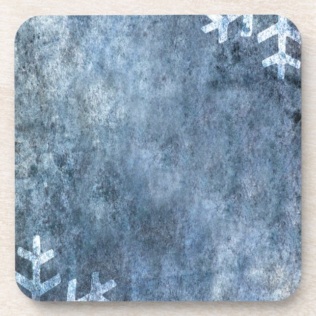 Grunge rock background beverage coaster (Front)