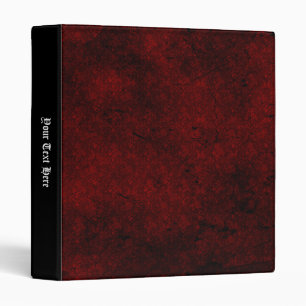 Grunge Rose Damask Gothic Binder