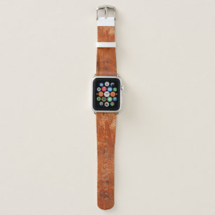 Grunge rusted metal texture. Rusty corrosion and o Apple Watch Band
