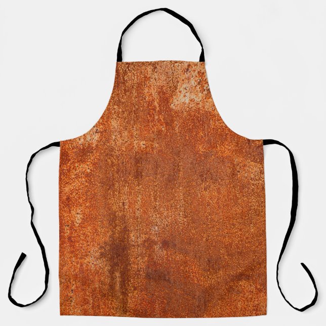 Grunge rusted metal texture. Rusty corrosion and o Apron (Front)