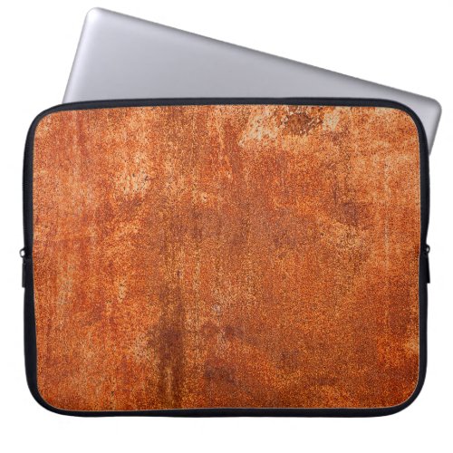 Grunge rusted metal texture Rusty corrosion and o Laptop Sleeve