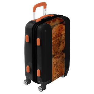 Grunge Rustic Vintage Old World Map Luggage