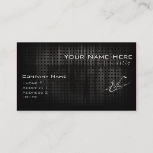 Grunge Saxophone Business Card Template