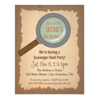 Scavenger Hunt Invitations Zazzle
