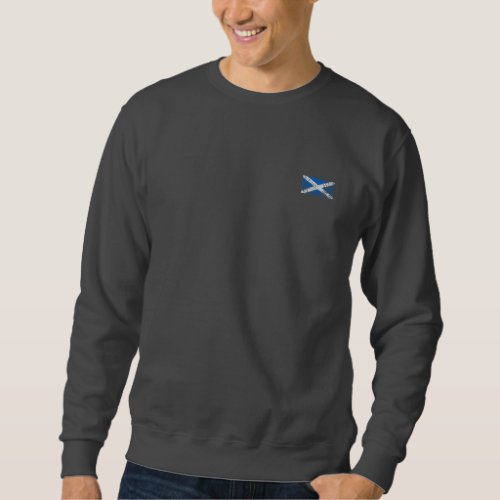 Grunge Scottish Flag Sweatshirt