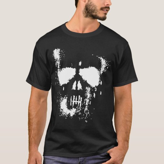 Grunge Skull (Dark) T-Shirt