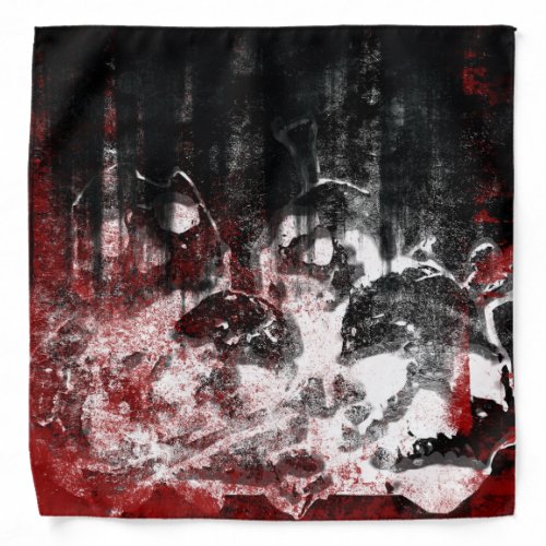 Grunge Skulls Goth Fashion Bandana