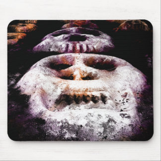 Grunge Skulls Mouse Pad