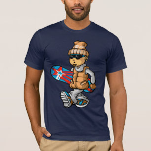 Grunge snowboarder and board T-Shirt