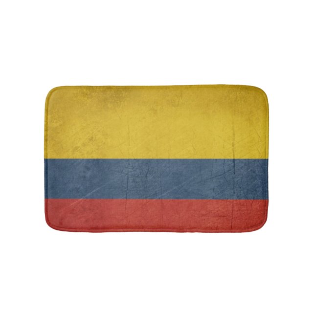 Grunge sovereign state flag of country of bath mat (Front)