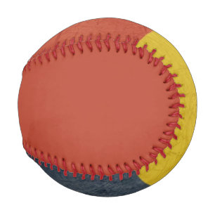 Grunge sovereign state flag of Romania Baseball