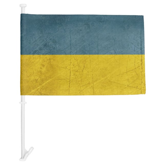 Grunge sovereign state flag of Ukraine (Front)