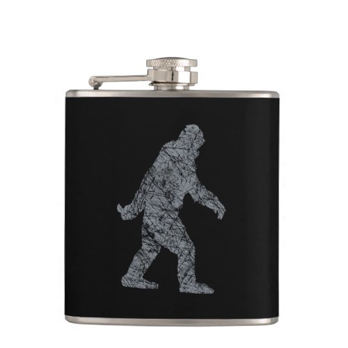 Grunge Squatchin Bigfoot Style Flask