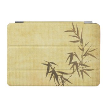 Grunge Stained Bamboo Paper Background Ipad Mini Cover by watercoloring at Zazzle