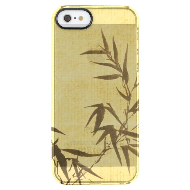 Grunge Stained Bamboo Paper Background Uncommon iPhone Case (Back)