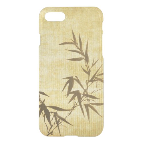 Grunge Stained Bamboo Paper Background iPhone SE87 Case