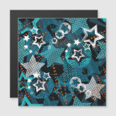 Grunge star pattern, playful children's design. (Front/Back)