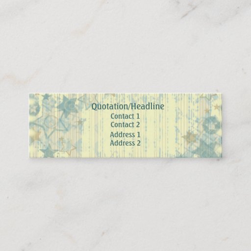 Customizable Grunge Stars and Stripes Profile / Business Card