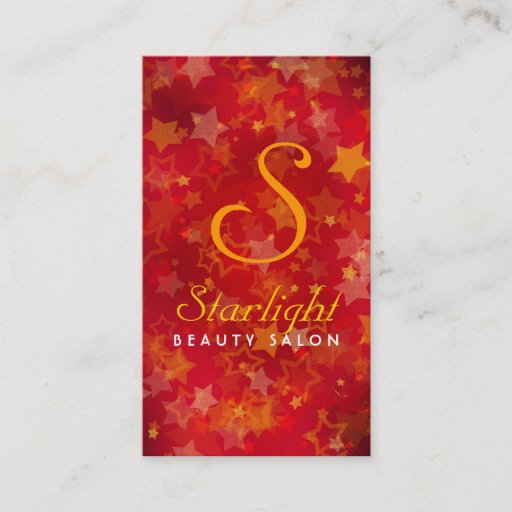 Customizable Grunge Stars Business Card