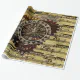 Grunge Steampunk Clocks and Gears Wrapping Paper | Zazzle