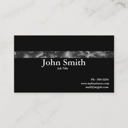 Customizable Grunge Steel business card