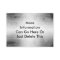 Grunge Steel Metal Look Business Cards