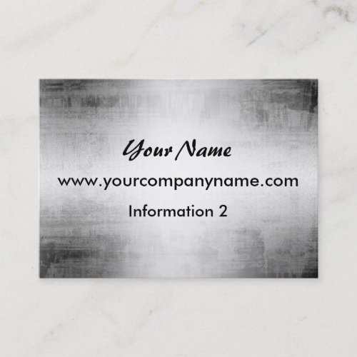 Grunge Steel Metal Look Business Cards Business Card